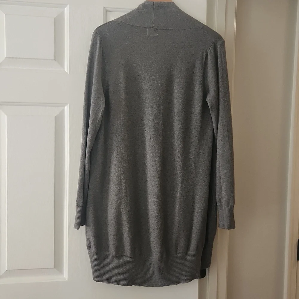 Dreamers by Debut Long Gray Cardigan Size M/L - Picture 8 of 8